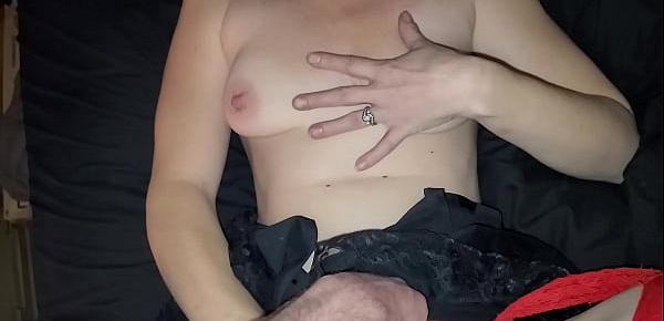  Lexie Let Me Cum On Her Tits Only After Years of Marriage....and ruined it....